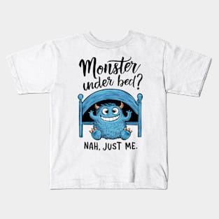 funny cute monster Kids T-Shirt